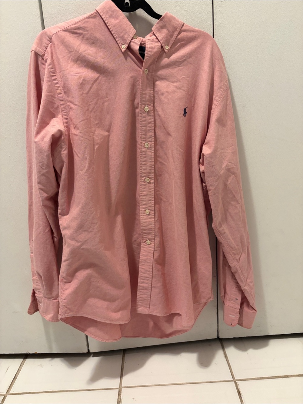 Polo by Ralph Lauren Men's Light Pink Button-Down Oxford Shirt
